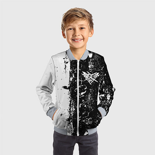 Детский бомбер Velial Squad / 3D-Серый – фото 3