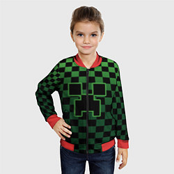 Бомбер детский Minecraft, цвет: 3D-красный — фото 2