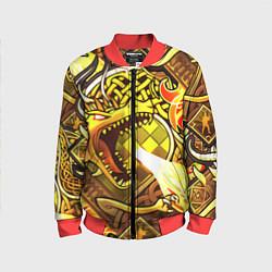 Бомбер детский CS GO DRAGON LORE, цвет: 3D-красный