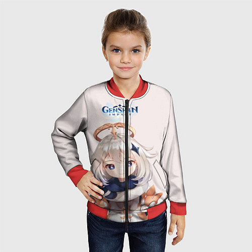 Детский бомбер Paimon / 3D-Красный – фото 4