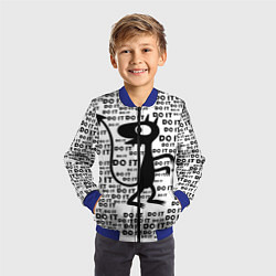 Бомбер детский Люси, цвет: 3D-синий — фото 2