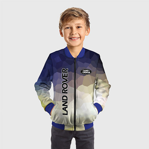 Детский бомбер LAND ROVER / 3D-Синий – фото 3