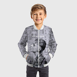 Бомбер детский Ваня Дмитриенко, цвет: 3D-белый — фото 2