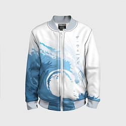 Бомбер детский WAVE ВОЛНЫ, цвет: 3D-серый