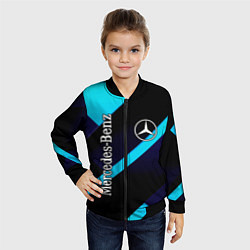Бомбер детский Mercedes Benz, цвет: 3D-черный — фото 2