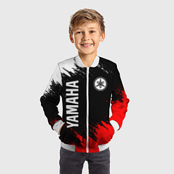 Бомбер детский YAMAHA ЯМАХА, цвет: 3D-белый — фото 2