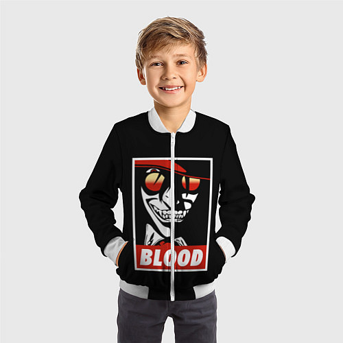 Детский бомбер Hellsing / 3D-Белый – фото 3