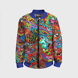Детский бомбер Яркая абстракция bright abstraction