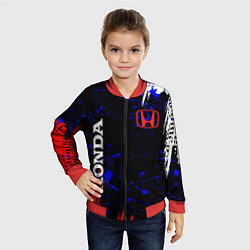 Бомбер детский HONDA, цвет: 3D-красный — фото 2