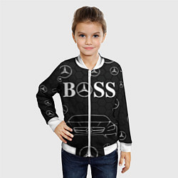 Бомбер детский BOSS MERCEDES-BENZ, цвет: 3D-белый — фото 2