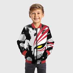 Бомбер детский БЛИЧ МАСКА ИЧИГО ПУСТОГО, цвет: 3D-красный — фото 2
