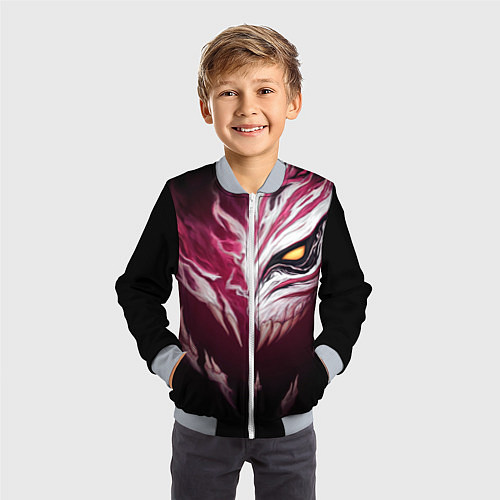 Детский бомбер ИЧИГО БЛИЧ BLEACH / 3D-Серый – фото 3