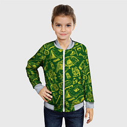 Бомбер детский Кемпинг, цвет: 3D-серый — фото 2