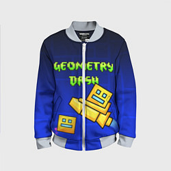 Бомбер детский Geometry Dash, цвет: 3D-серый