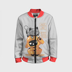 Детский бомбер Cat and Robot ЛСР