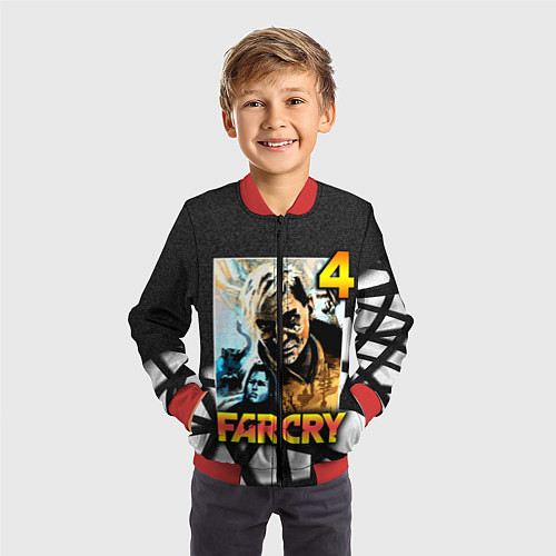 Детский бомбер FARCRY 4 Пэйган Мин / 3D-Красный – фото 3
