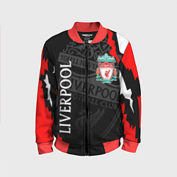 Бомбер детский LIVERPOOL ЛИВЕРПУЛЬ СПОРТ, цвет: 3D-красный