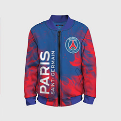 Бомбер детский ФК ПСЖ PARIS SAINT GERMAIN, цвет: 3D-синий