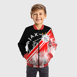 Бомбер детский FC AJAX AMSTERDAM ФК АЯКС, цвет: 3D-красный — фото 2