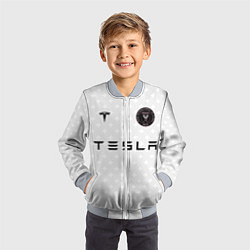 Бомбер детский INTER MIAMI FC TESLA KIT, цвет: 3D-серый — фото 2