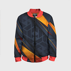Детский бомбер BLACK ORANGE