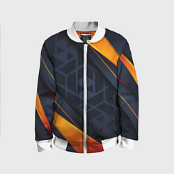 Детский бомбер BLACK ORANGE