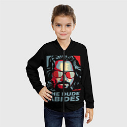 Бомбер детский The Dude Abides Лебовски, цвет: 3D-черный — фото 2