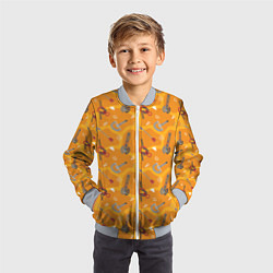 Бомбер детский Снаряжение Альпиниста, цвет: 3D-серый — фото 2