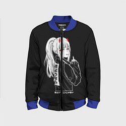 Детский бомбер Зеро Ту показывает палец