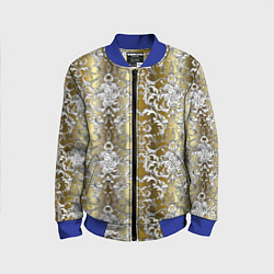 Детский бомбер Versace gold & white