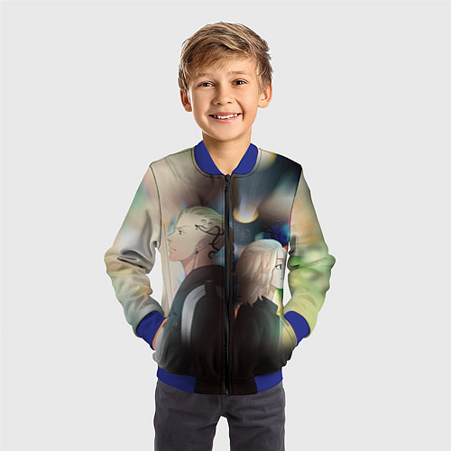 Детский бомбер Tokyo Revengers Токийские Мстители Z / 3D-Синий – фото 3