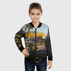 Бомбер детский Far Cry 6 game art, цвет: 3D-черный — фото 2