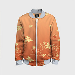 Бомбер детский КАДЗУХА KAZUHA КРАСНЫЙ КЛЕН, цвет: 3D-серый