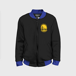 Бомбер детский GOLDEN STATE WARRIORS BLACK STYLE, цвет: 3D-синий