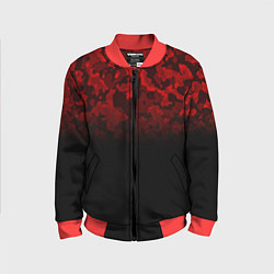 Бомбер детский BLACK RED CAMO RED MILLITARY, цвет: 3D-красный