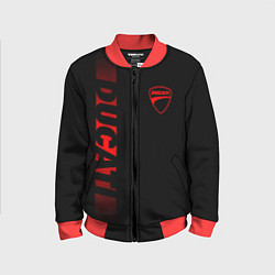 Детский бомбер DUCATI BLACK RED LINE