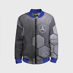 Бомбер детский Mercedes-Benz vanguard pattern, цвет: 3D-синий