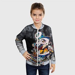 Бомбер детский Монстр мышь, цвет: 3D-серый — фото 2