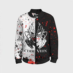 Бомбер детский Code Vein Logo, цвет: 3D-черный