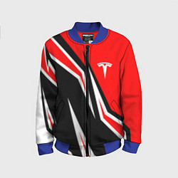 Детский бомбер TESLA MOTORS RED LINE ТЕСЛА