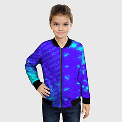 Бомбер детский DEAD BY DAYLIGHT Краски Паттерны, цвет: 3D-черный — фото 2