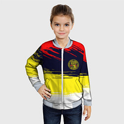 Бомбер детский Кобра кай Cobra Kai спина, цвет: 3D-серый — фото 2