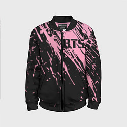 Бомбер детский BTS супер класс, цвет: 3D-черный