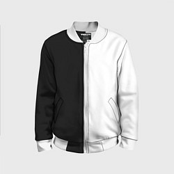 Детский бомбер Black and white чб