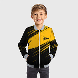 Бомбер детский Парусный спорт Водный спорт, цвет: 3D-серый — фото 2