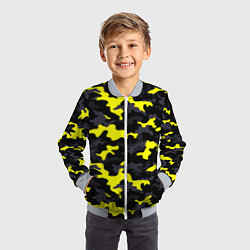 Бомбер детский Black Camo, цвет: 3D-серый — фото 2
