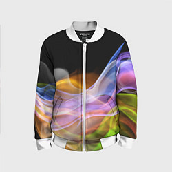 Детский бомбер Цветной дым Color pattern