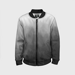Бомбер детский Темный лес - туман, цвет: 3D-черный