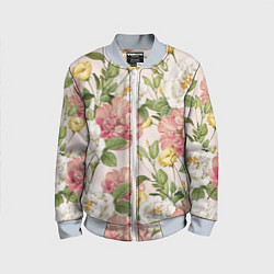 Детский бомбер Цветы Английские Розы