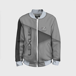 Детский бомбер Lexus - серая абстракция